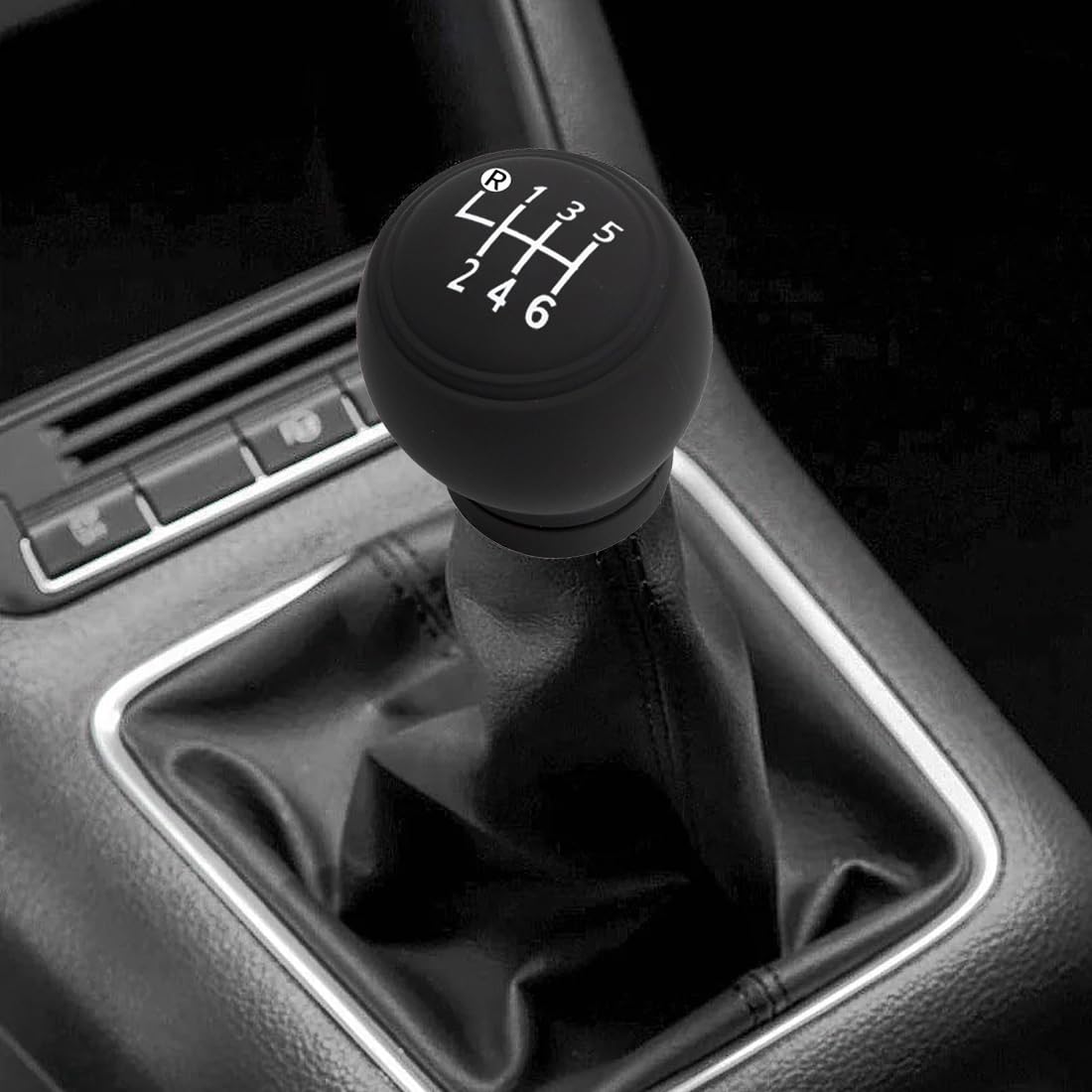 Pommeau De Levier De Vitesse En Silicone Universel Pour Boîte Manuelle 5 Vitesses - Couverture Antidérapante