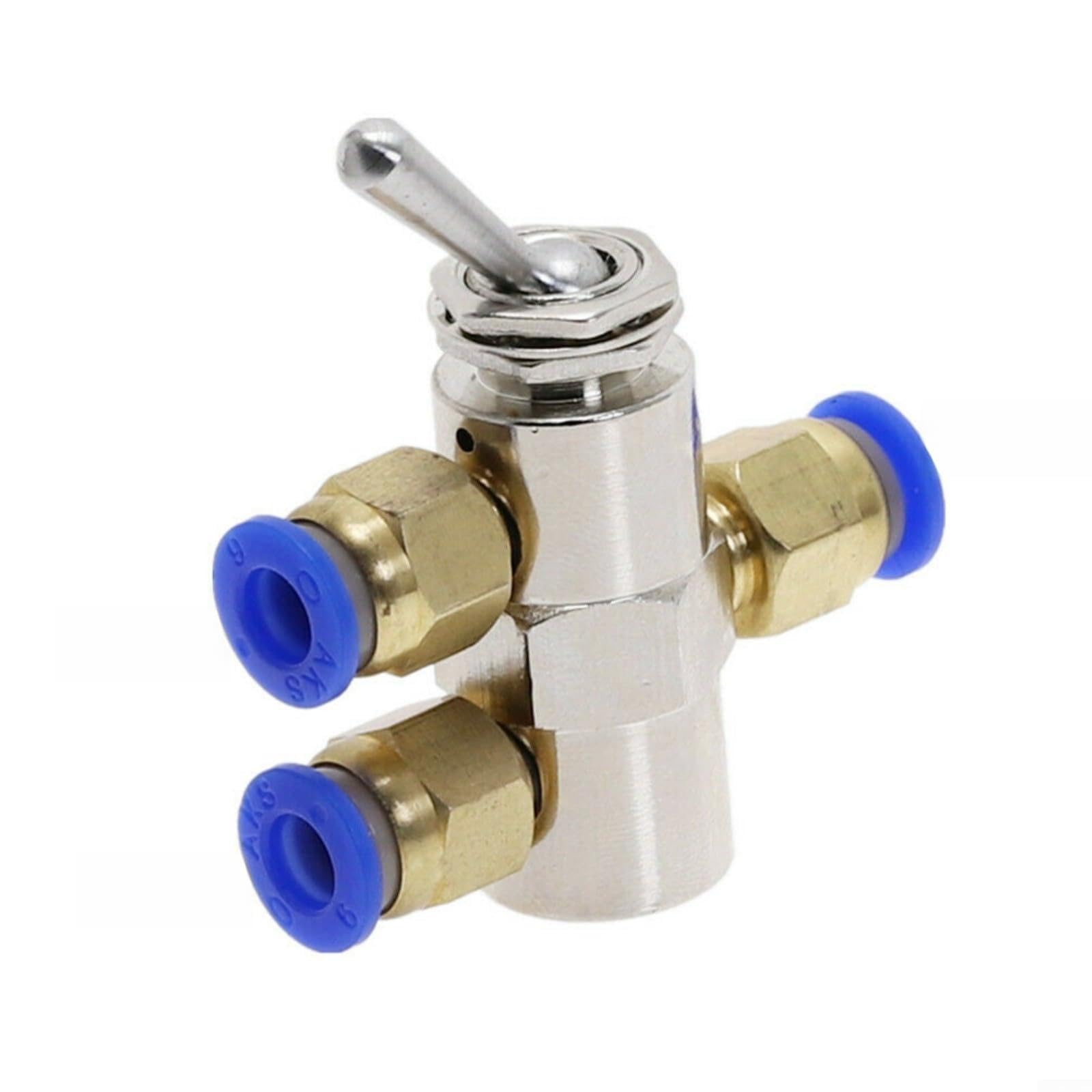 Válvula TAC2-4V en latón niquelado resistente a la presión de 0,9 MPa
