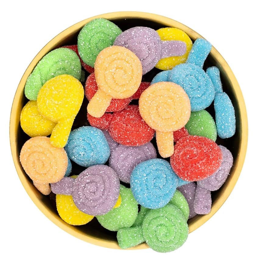 Gomitas Ácidas Surtidas Swirl Pop 4.4 lb miniatura 1