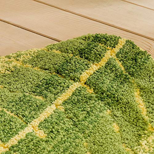 Alfombra de salón para mesa de café bajo el sofá con forma de hoja 3