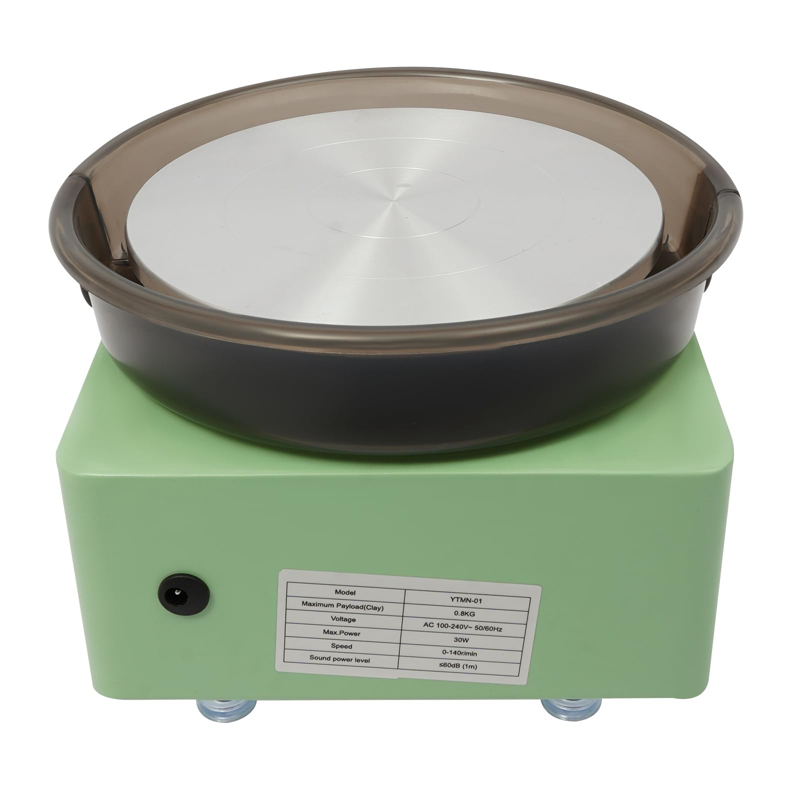 Mini-Töpferscheibe, 15cm/6-Zoll Drehscheibe, Elektrische Töpferscheibe Maschine mit Einstellbarer Geschwindigkeit, 0-140rpm, Keramik Rad Maschine für DIY, Keramikstudios