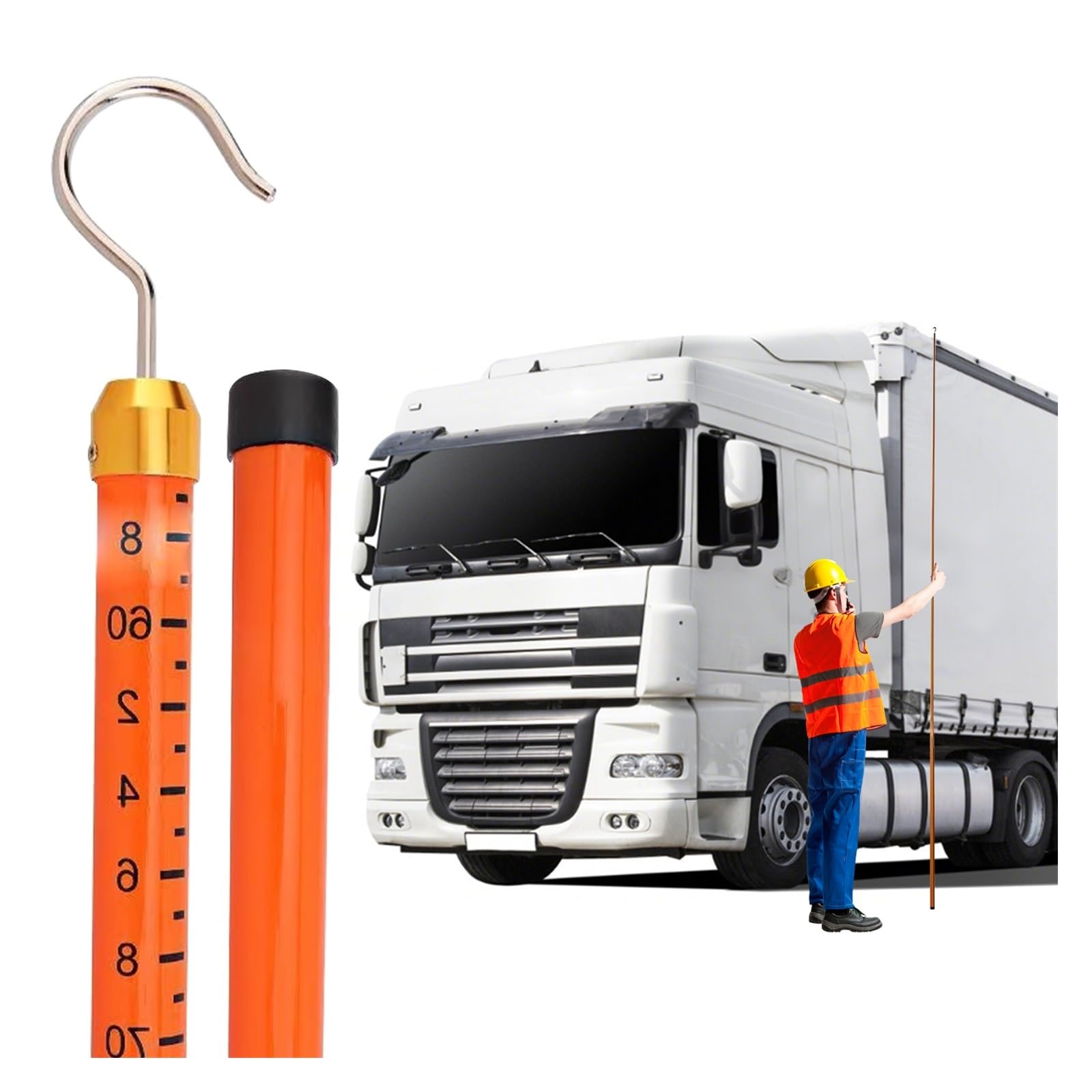 Perche de mesure de hauteur de 18m pour chauffeur routier et transport
