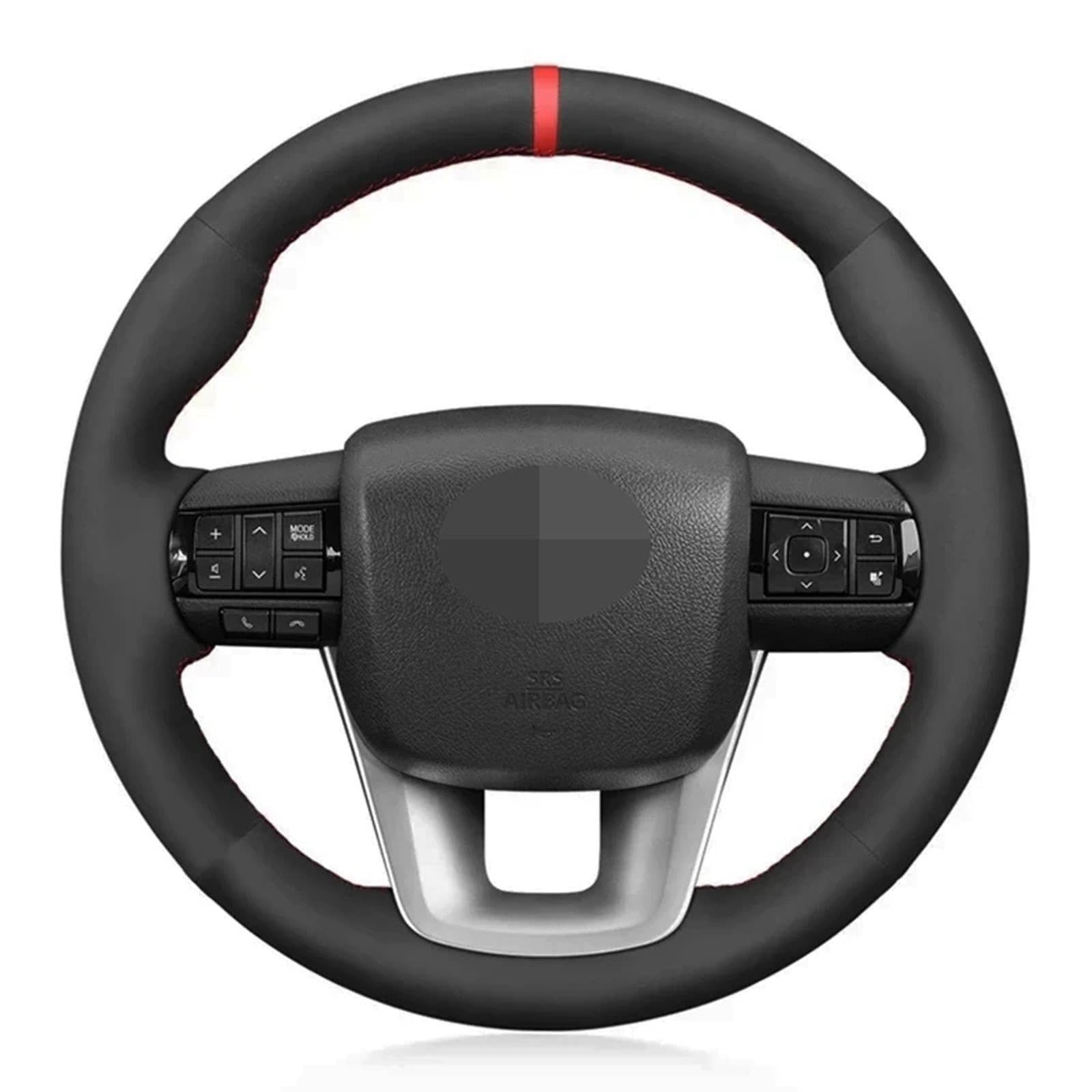 Amazon | GERRIT ブラックレザーステアリングホイールカバー 手縫い車