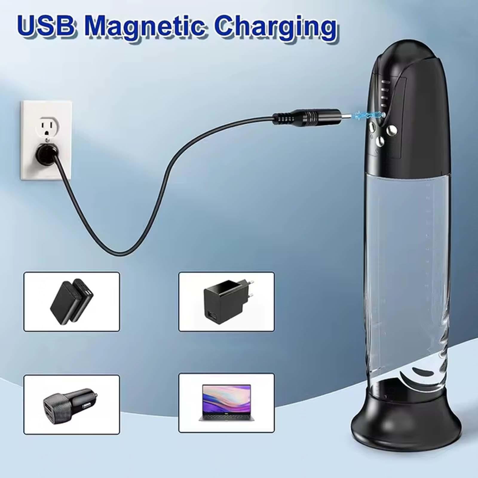 Alargador De Pene Masculino Electrico Bomba Pene Electrica Ancha Penis Pump,A