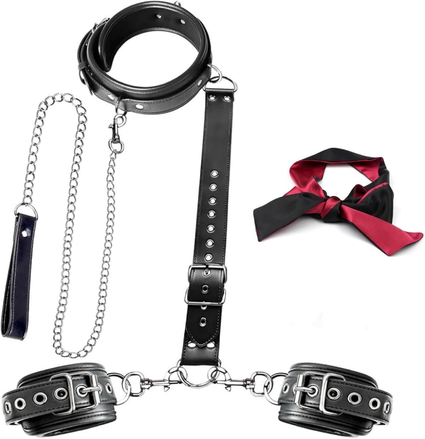 Newly Bed Restraints for Sex Accessories Things Bondage Gear Accessories Bondage Restraint Toys Cuffs Toys Adjustable Adult Fetish Erotic Slave SM Game for Couples Women Men Sunglasses QU1-160