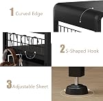 REAHOME TV Stand with Mount, 67" Entertainment Center for 32/45/55/60/65/70 inch TVs, Media Console Table with 12 Drawers, Height Adjustable Mount, Dresser TV Stand for Living Room, Black