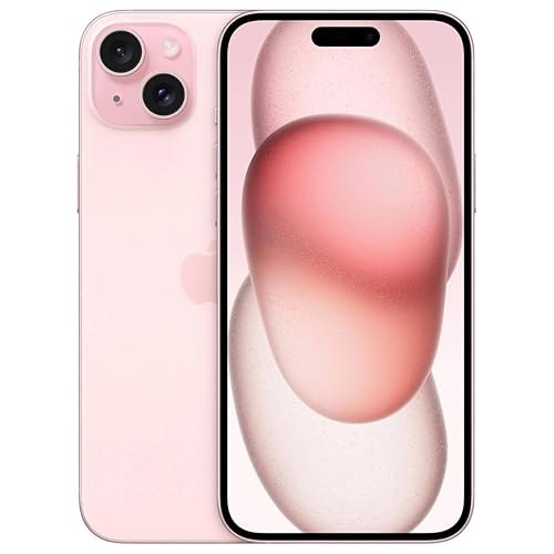 Apple iPhone 15 Plus, 128GB, Pink - Unlocked (Renewed) - 128GB - Pink - Unlocked - Renewed