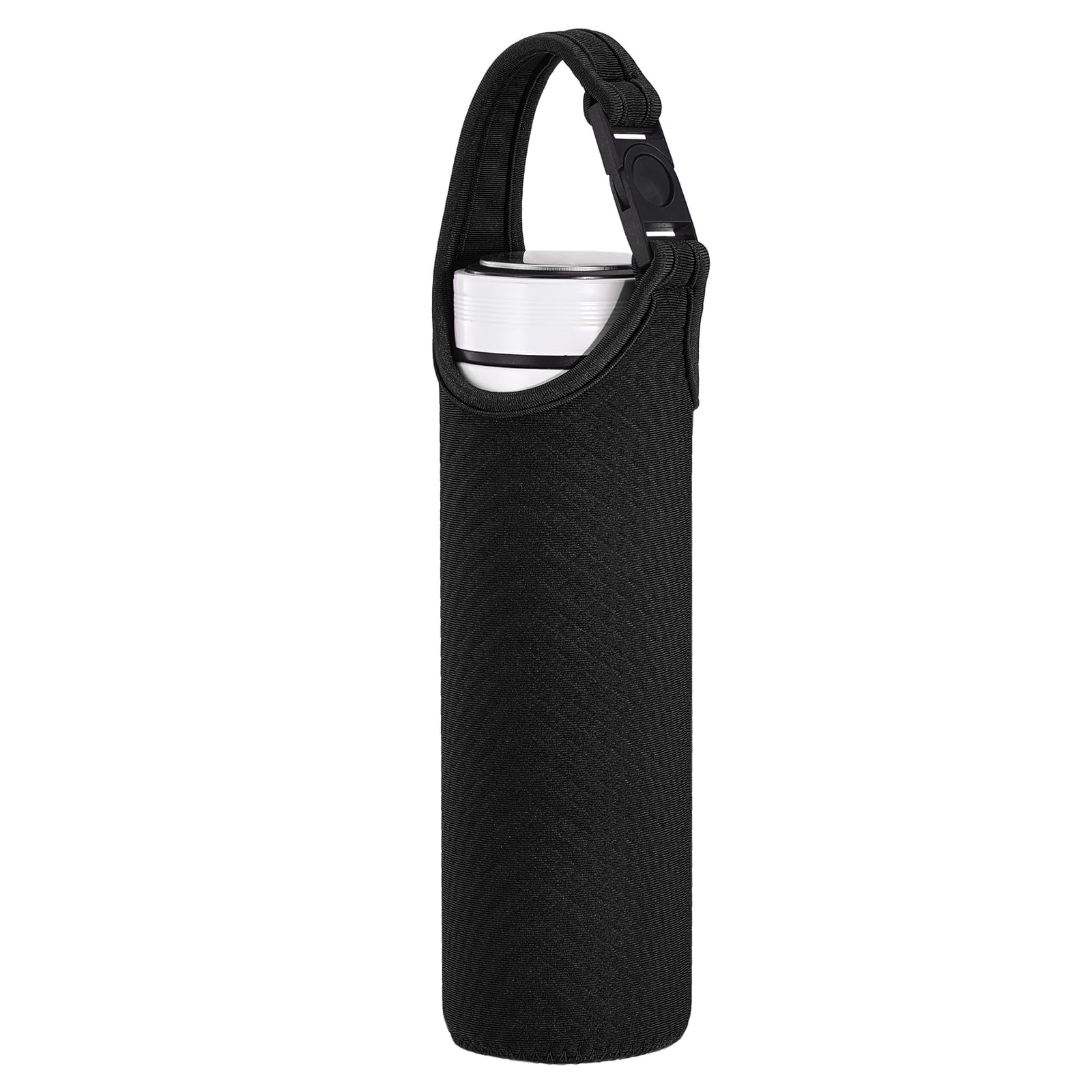 YELARXI Tumbler Carrier Holder, Insulated Water Bottle Sleeve Carrier Bag for 14.2oz Tumbler with Carrying Handle, Suit 2.5-3" Bottle & Black - Fitting For(Hiking/Camping/Sport/Gym) โ image 1