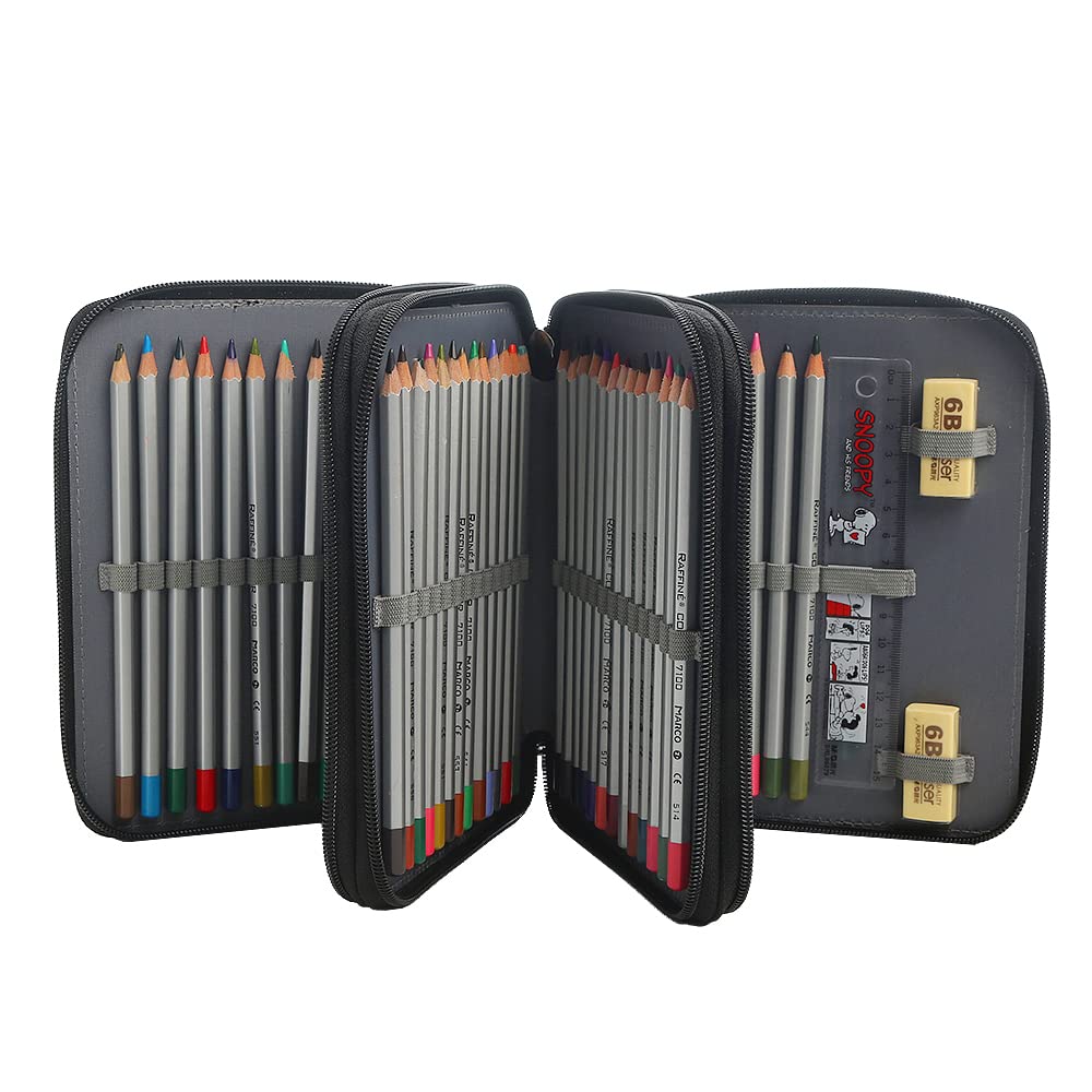 Lbxgap Praktischer Stifthalter mit 72 Fächern, Meer, 126.95 cubic inches, Tragbar