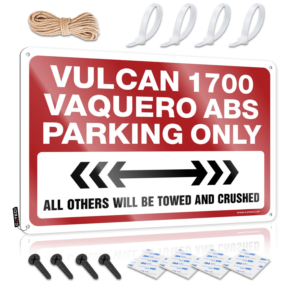 Krazmurongd Boys One Color Chill Wood Sign Vulcan 1700 Vaquero Abs Parking Only Tin Sign Home Signs Wall Decor Pool Signs And Decor Outdoor(30X40cm)