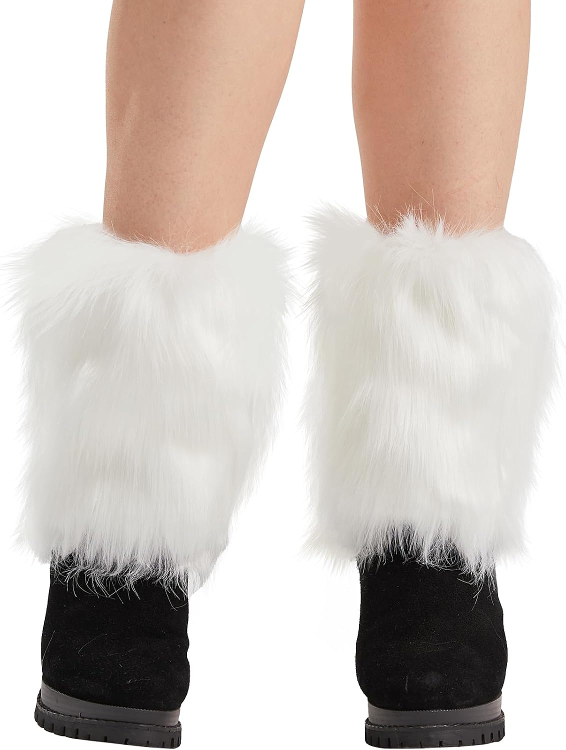 Nanxson Womens Fur Leg Warmer Winter Short Boot Cuffs Covers Sleeves TTW0071