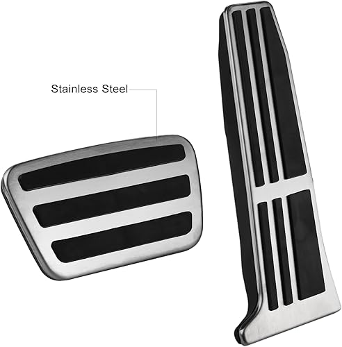 Miniatura 6 de CKE Para Toyota Camry 2024 2023 2022 2021 2020 2019 2018 para RAV4 Avalon Highlander para Lexus ES LS, accesorios de acero inoxidable para pedales