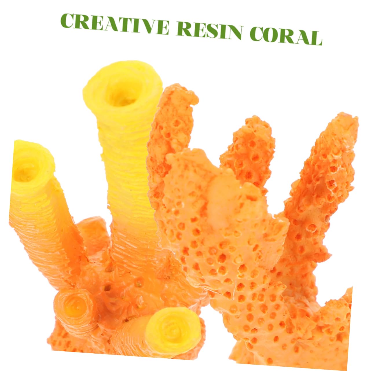 OUNONA 5 Ensembles Décorations Artificielles pour Aquarium Artificiel Accessoires pour Aquarium Fournitures pour Enfants Résine 3 pièces * 5