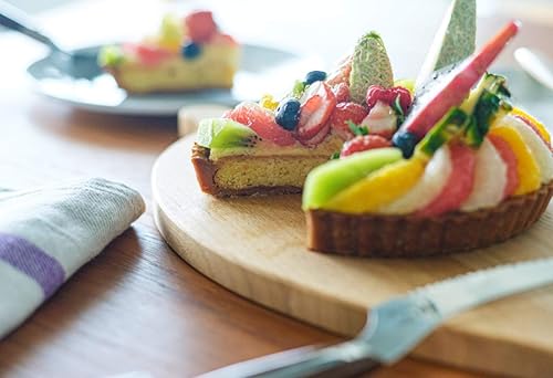 Miniatura 8 de NAGOMI Cuchillo dentado para tartas de 6 pulgadas, fabricado en Seki, Japón, hoja en 440A y cómodo mango de madera Pakkawood, cuchillo japonés