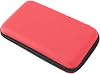 キャリングケース、8ゲームスロットインナーポケット付きハードシェルトラベル保護ケース、New 3DS XL、Super Edition、New 2DS XL、3DS XL、GPD 5.5インチゲームパッドタブレット用、防水PU、大容量バッグ 赤