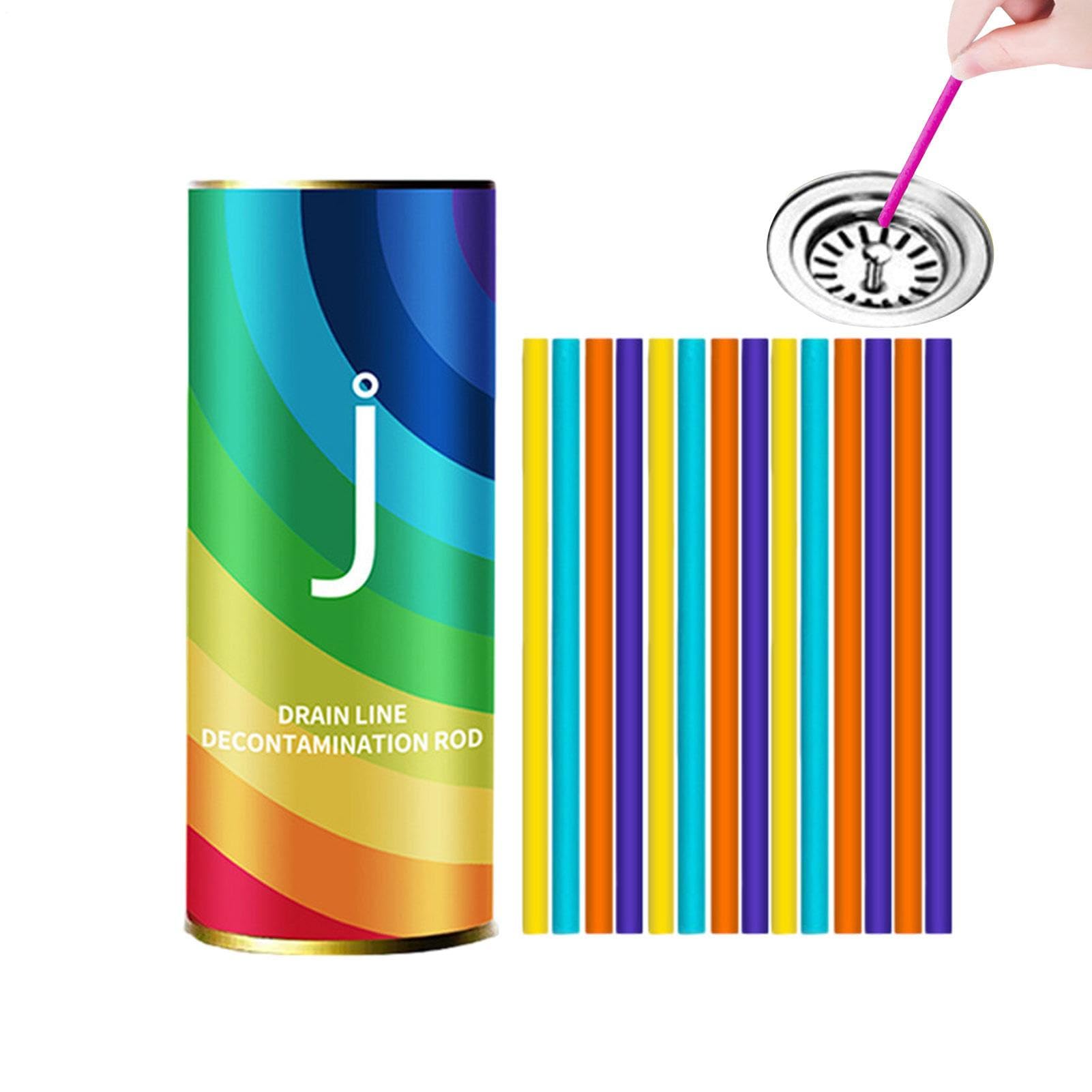 Tub Hair Removal Tool, Drain Cleaner Tool, Anti-gnat Odor Removal Descaler Rod for Bathroom Sink Indoor Home Toilet Water Pipe