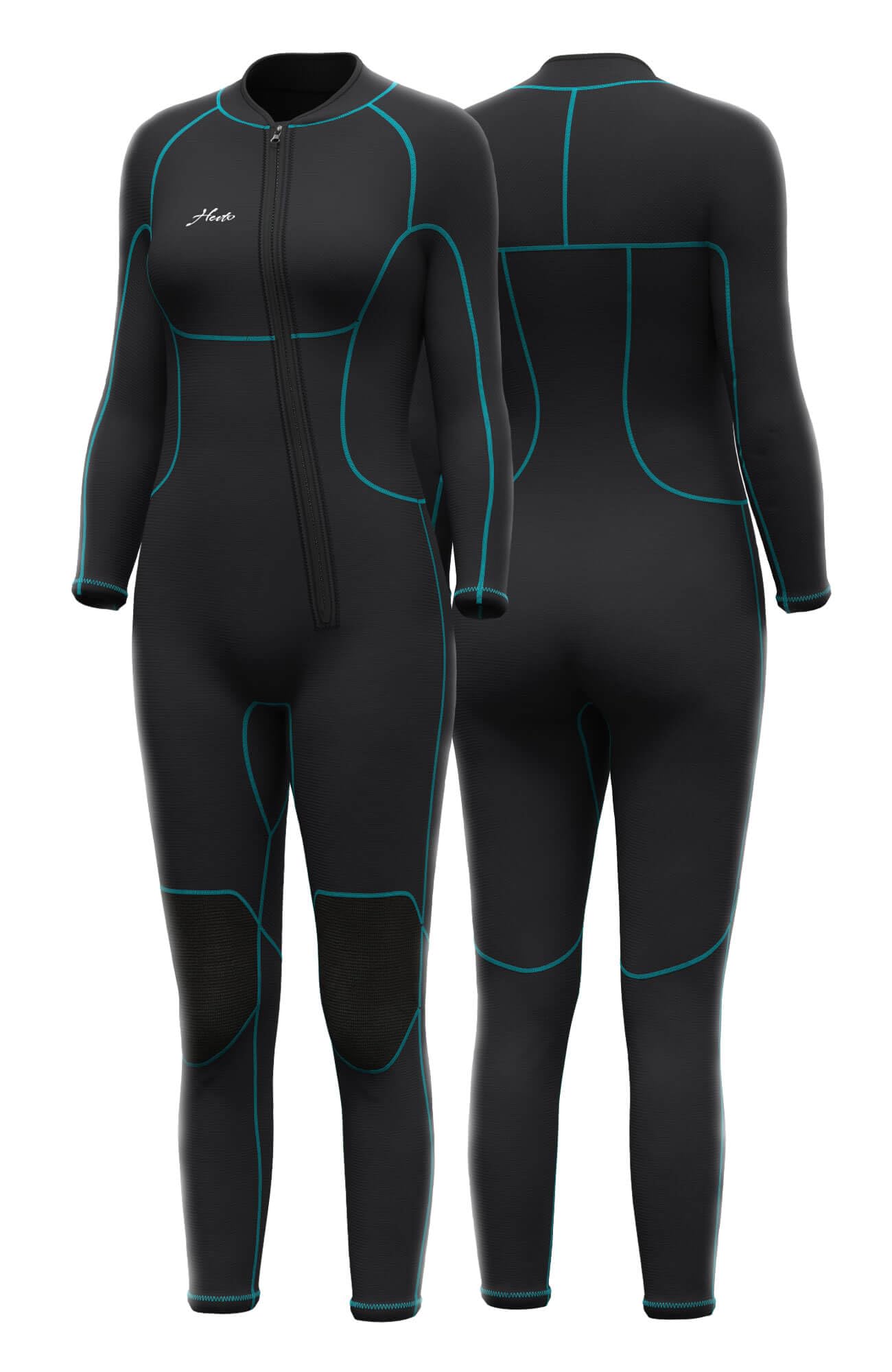 Hevto Women Wetsuit 3/2mm Neoprene Wet Suit Keep Warm in Cold Water for Surfing Swimming Diving