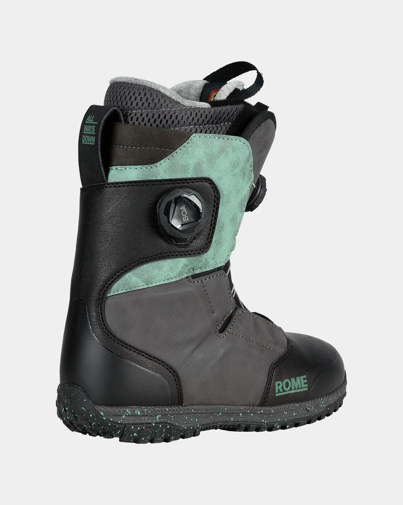 Rome Women's Bodega Boa Boa Snowboard Boots - 2024/2025 Black/Teal | 7.5
