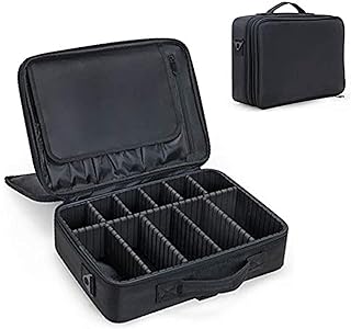 حقيبة ماكياج كبيرة أخرى سفر مستحضرات التجميل حامل منظم يد الحقيبة، مواد مختلطة