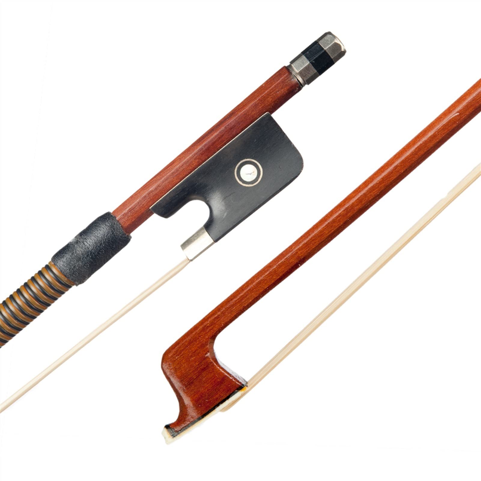 TSTS Brasilwood 16 '' Viola Bow Bow Octantuntal Stick Natural Hirehir Ebony Rana Parigi Eye Inlay Fiocco Professionale Violino