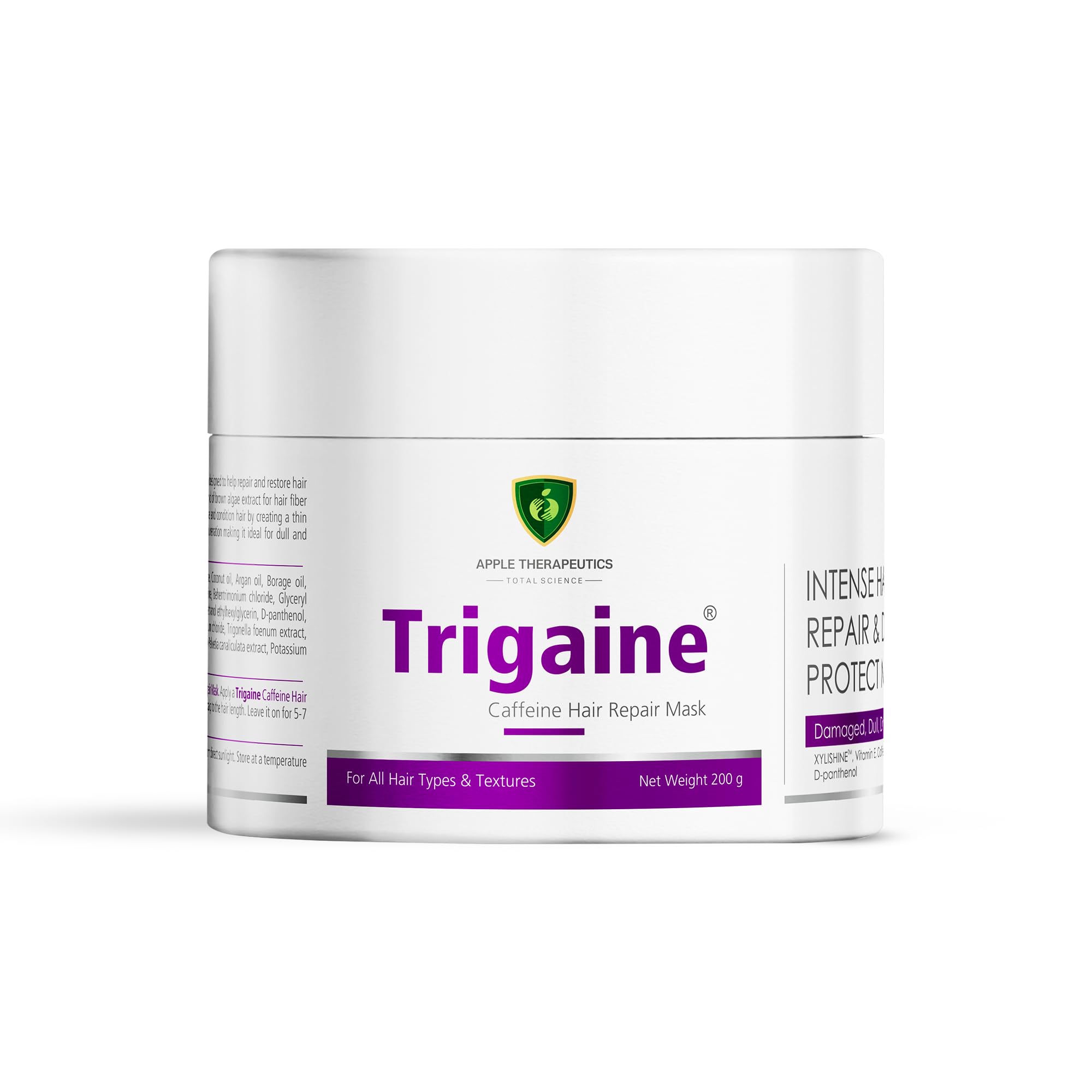 Trigaine Caffeine Hair Repair Mask | 200g | Repairs Damaged Hair, Reduces Breakage, Smoothens Hair, Adds Shine, Deep Nourishment-image-22