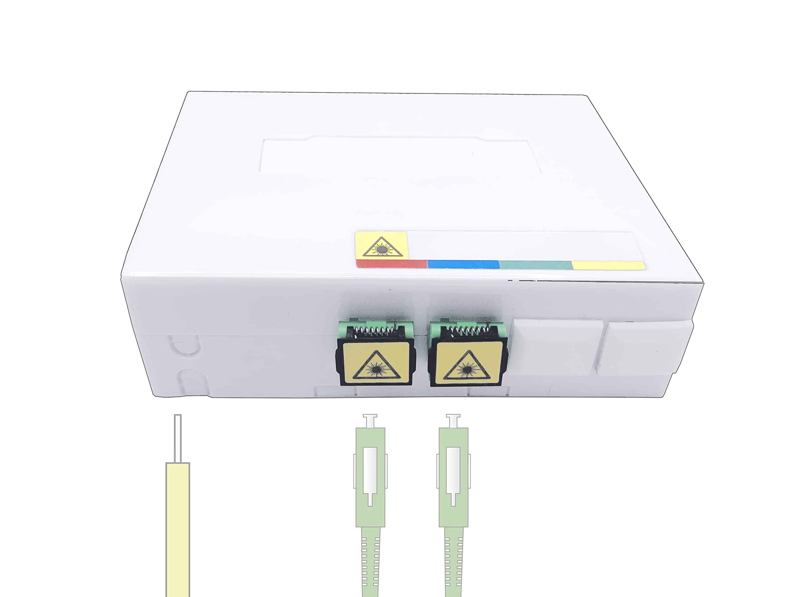 Presa Terminale Ottica (PTO) FTTH Con 2 Porte SC/APC – Dispositivo Compatto Per Fibra Ottica Residenziale