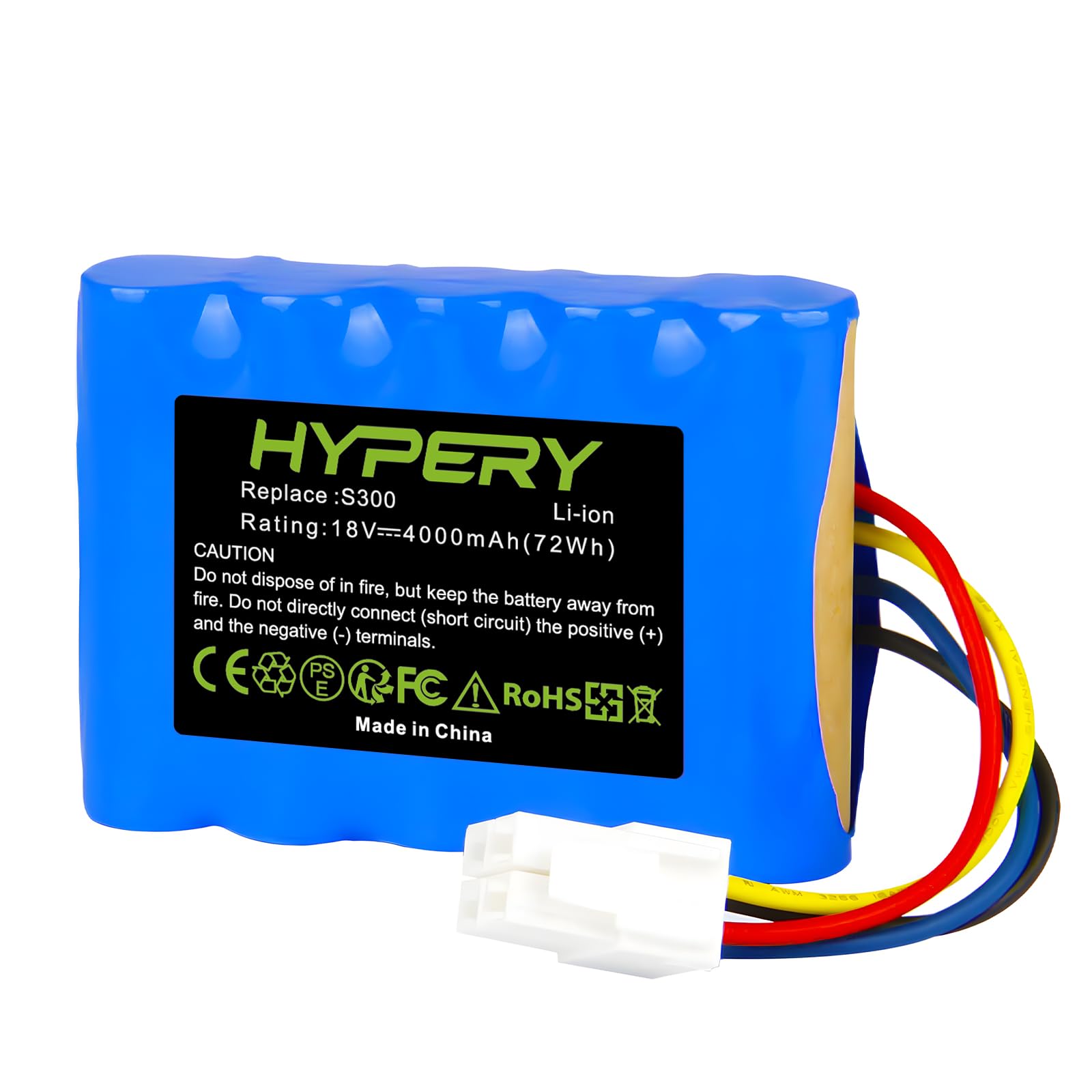 Batteria di ricambio agli ioni di litio da 18V 4000mAh per Worx Landroid WA3230, WA3231, S300, S390m2, S300i, S450i, S500i, S700i, WR100SI/101SI/102SI/103SI/04SI per tosaerba robotizzato