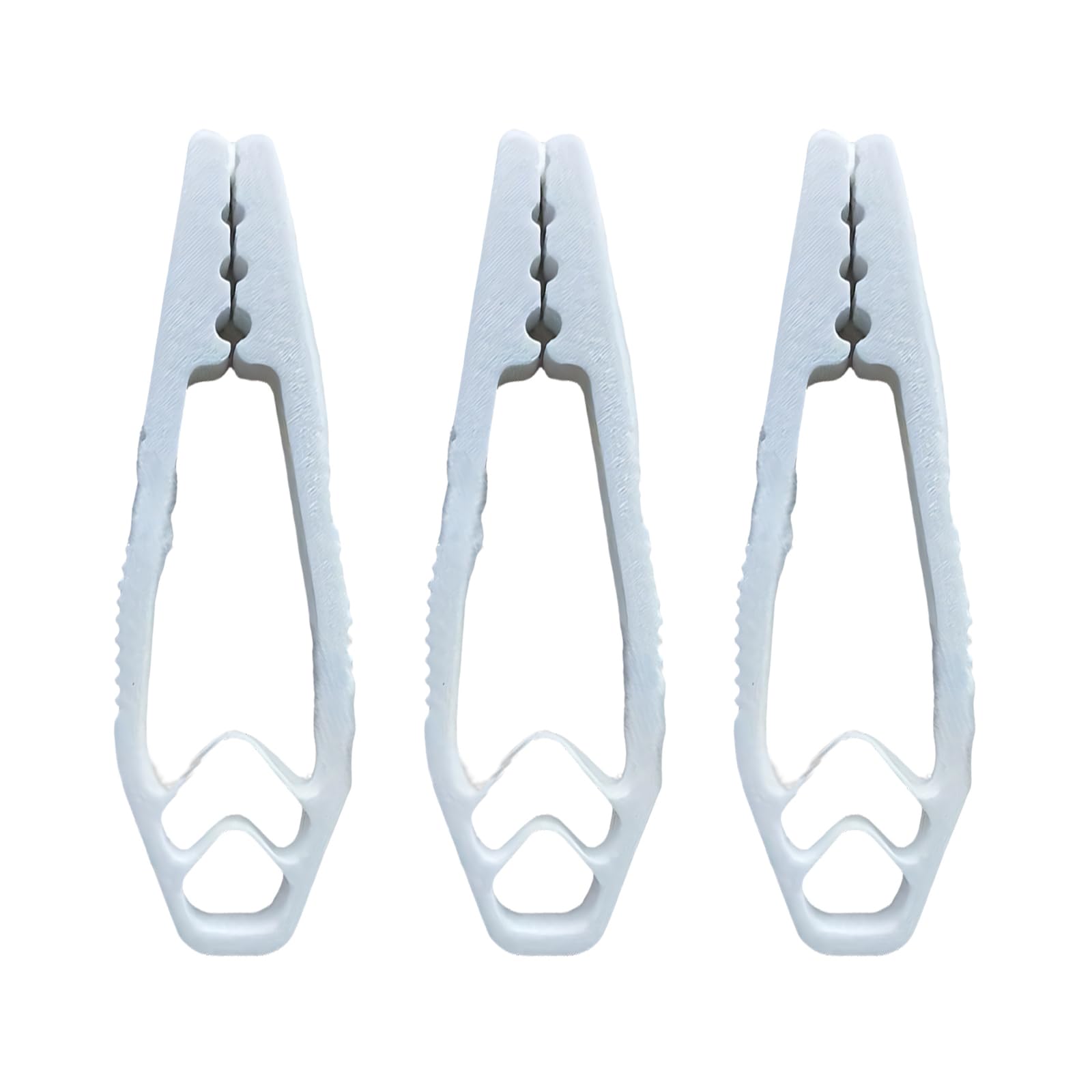 Chanlite White Ergonomic Nails Holding Device With Finger Protector For Construction And Home Improvement Nails Positioning Aid With Soft Jaw Design Holder Plier Fasteners