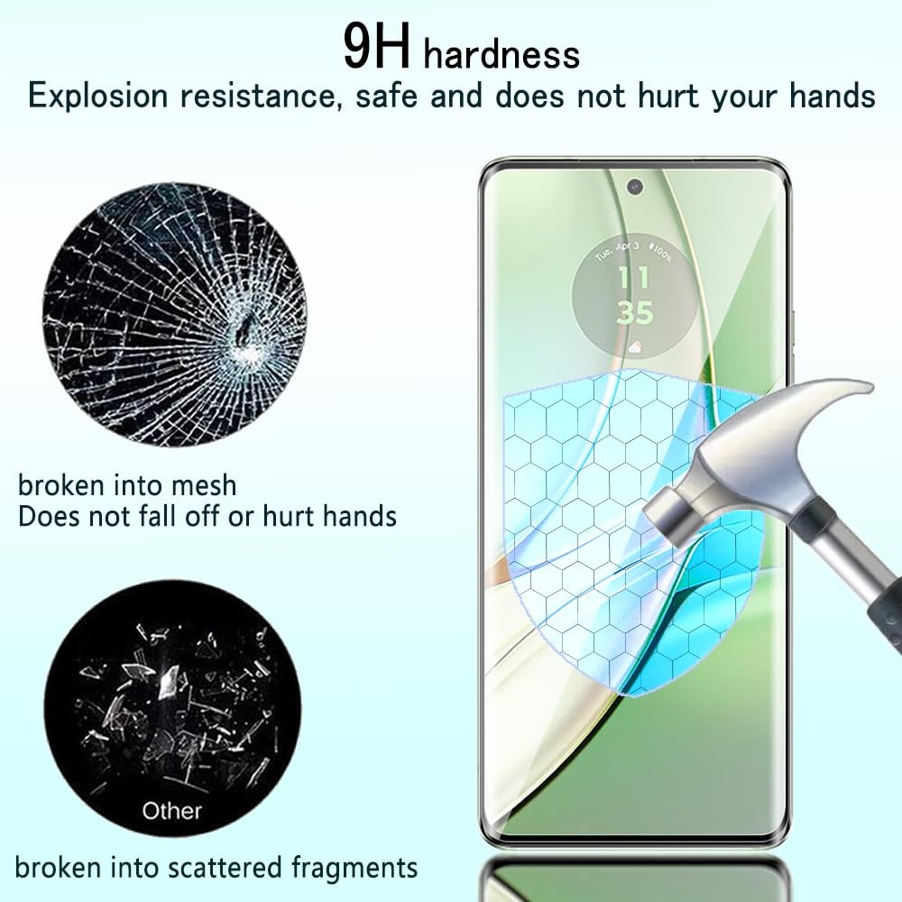 Per Motorola Moto G23 H9 Vetro Duro Shock LCD Display Film - Foto 5