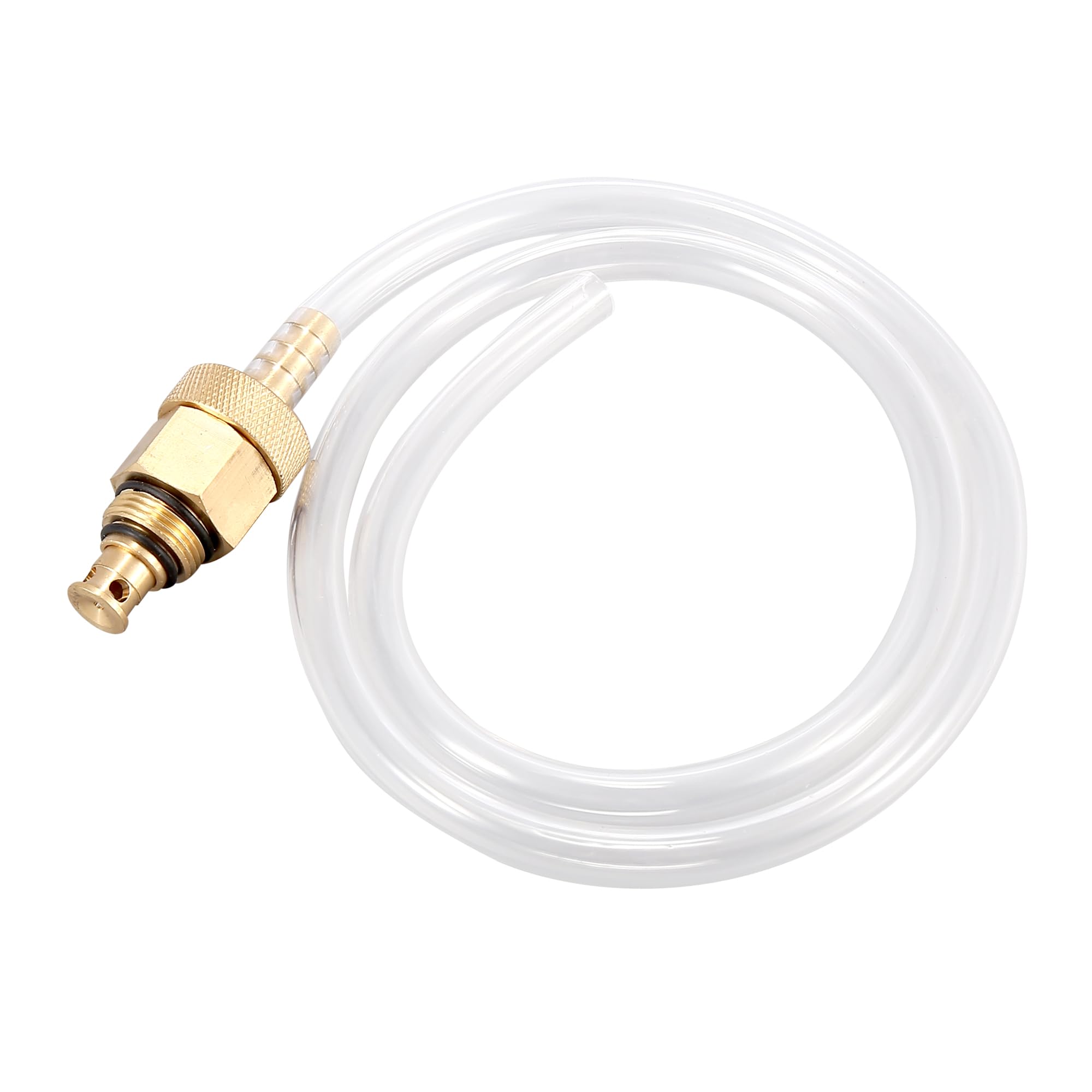 A ABSOPRO Oil Filter Hose Tube Pipe Oil Filter Drain Tool 15620-36020 for Lexus RX350 2007-2019 Aluminum Alloy Rubber Gold Tone