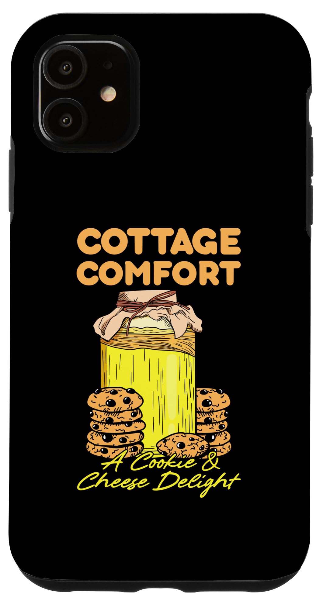 iPhone 11 Cottage Comfort A Cookie and Cheese Delight Cheese Lovers Case