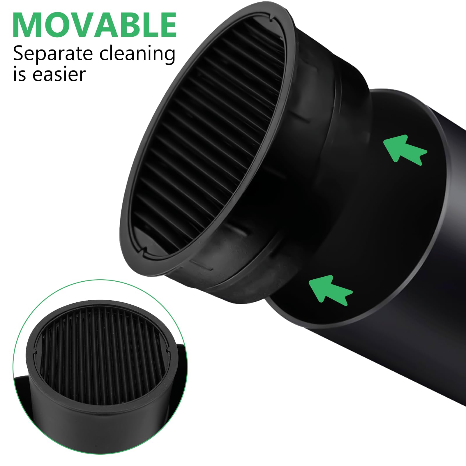 Portacoltelli Multifunzione 3 In 1 - Con Foro Scarico Acqua - Supporto Per Coltelli, Forbici E Utensili - Nero - Foto 10