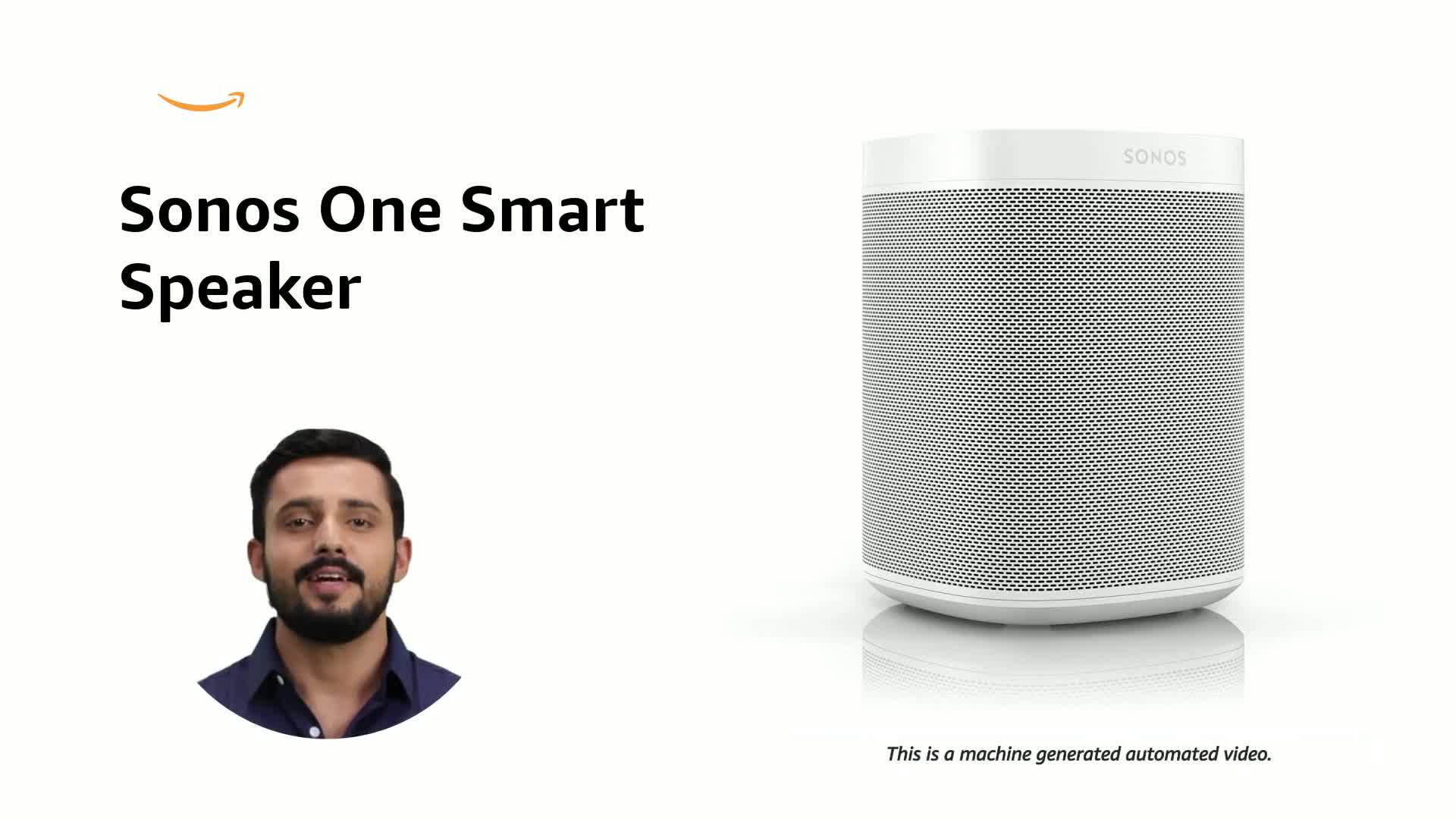 Sonos One Gen 2 Wireless Bookshelf Speaker with Voice Control