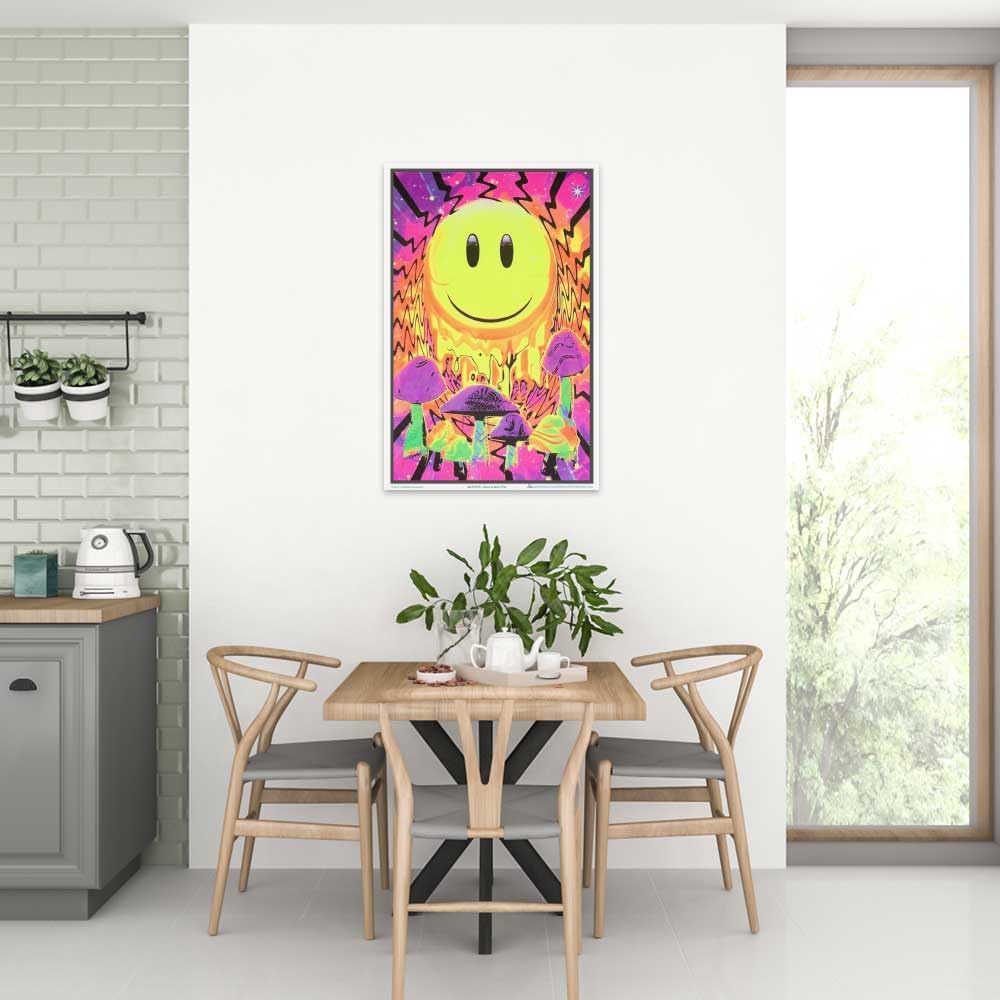 Amazon.com: Opticz Have a Nice Trip Flocked Blacklight Poster 23 x