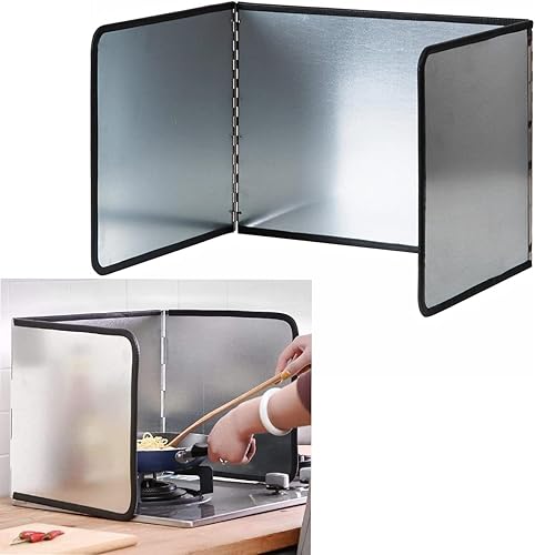 Miniatura 1 de Protector contra salpicaduras de grasa para estufa, protector contra salpicaduras de aceite, protector contra salpicaduras de estufa antiadherente