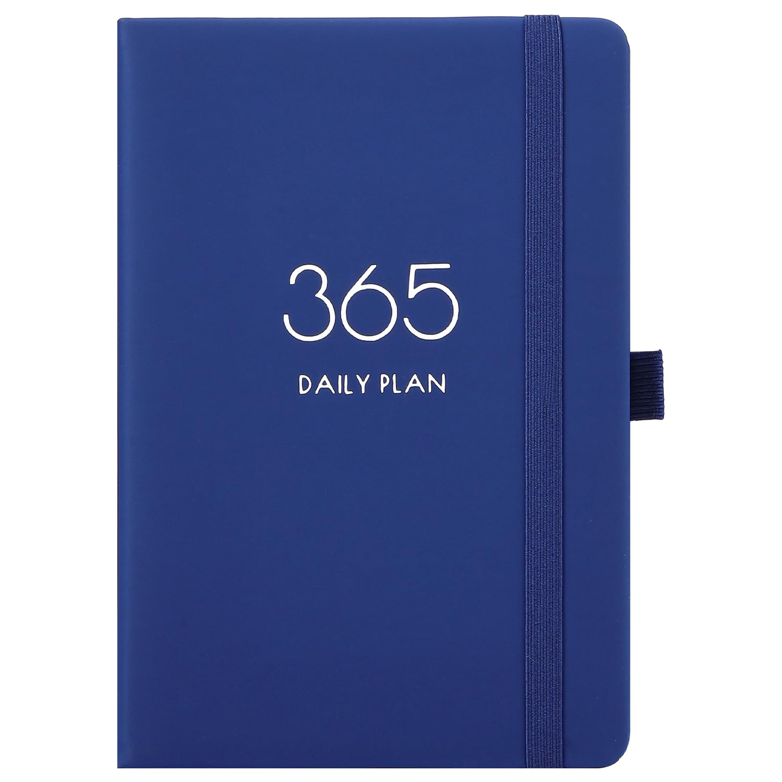 Diary 2027, A5 2027 Diary Day Per Page,Daily Planner,Plan Your Year from Jan. 2027 to Dec. 2027 with Monthly Tabs, Colorful Side Design, Pen Loop and Back Pocket (Blue)