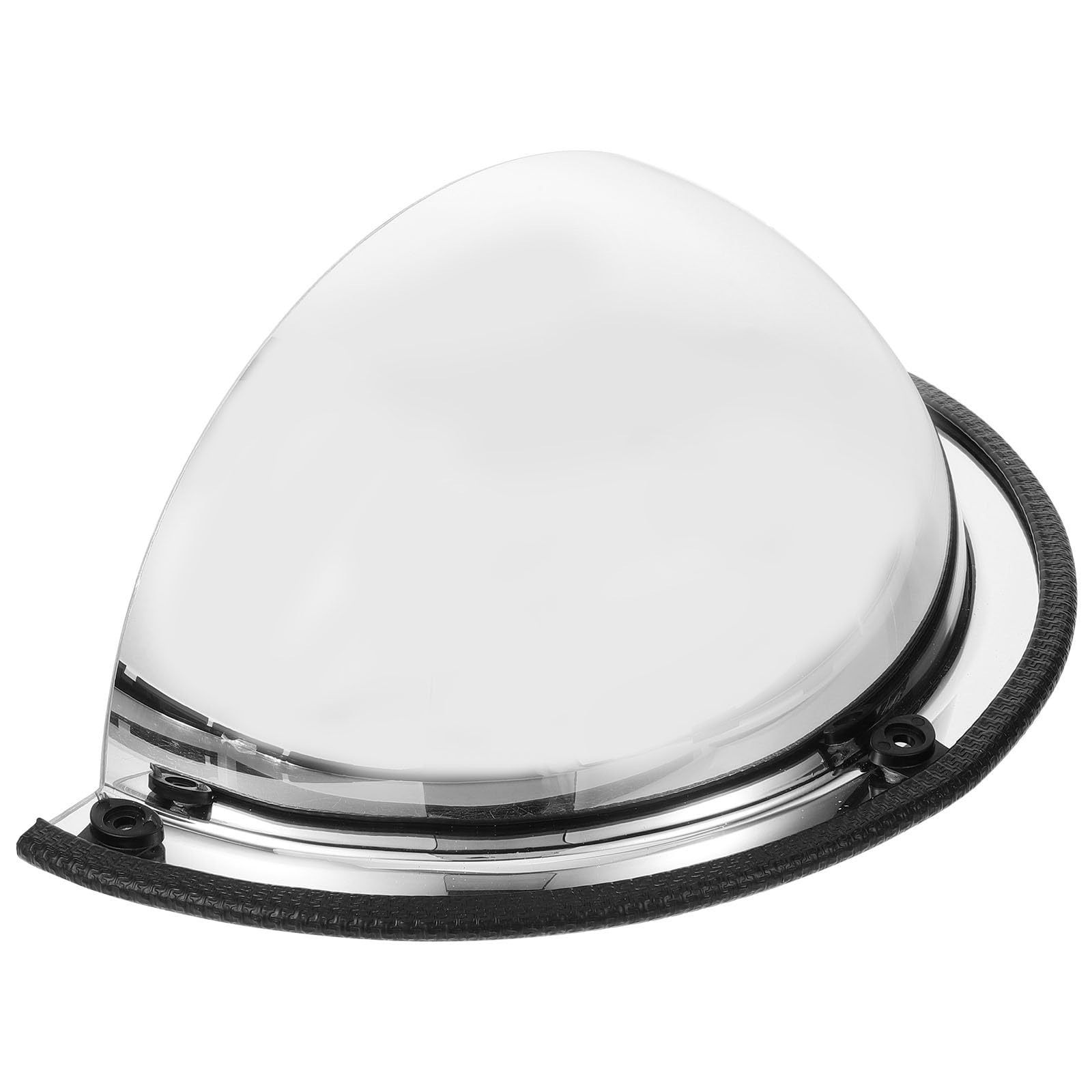 Mikikit Miroir de Circulation Convexe 30 CM 180° Demi-Dôme Léger pour Garages, Allées et Surveillance des Zones Commerciales