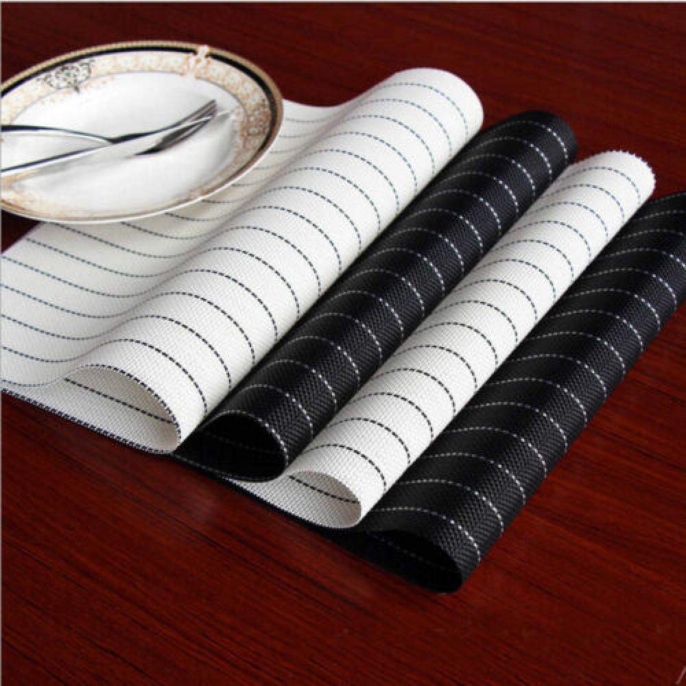 Einfache Isolierschüssel-Tischsets for Küche und Esszimmer, Western-Tischset, gemischte Farben,Hitzebeständige Tischsets
