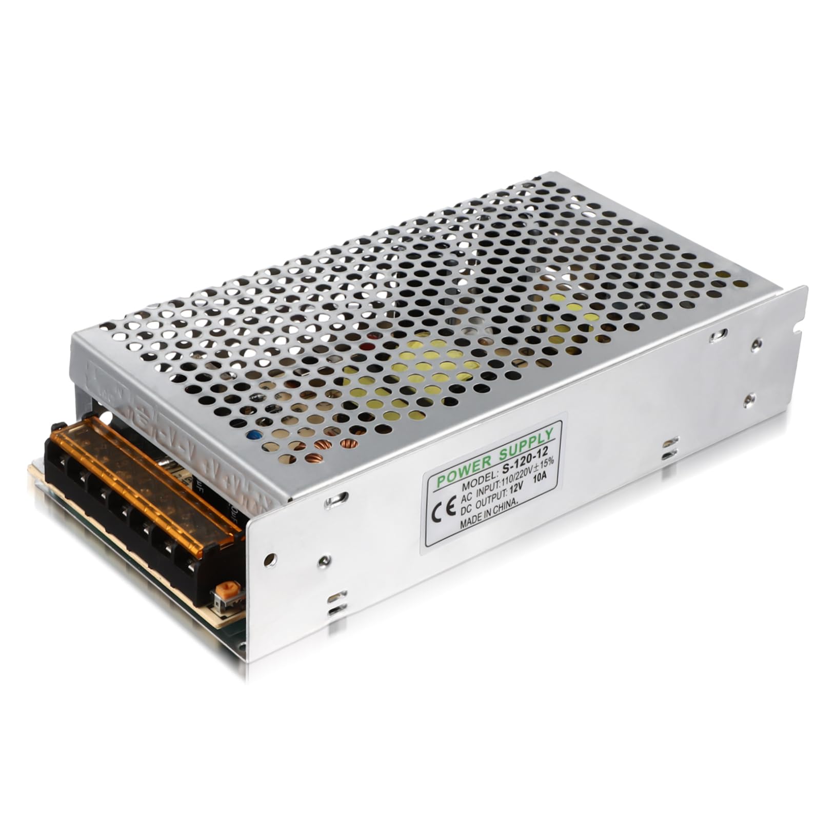 Adaptador de Fuente 120w de Hierro Plata, Convertidor de Corriente