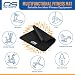 Exercise Equipment Treadmill Mat 180 x 75cm, 4mm Thick Heavy Duty Non-Slip Floor Carpet Protector Mat, Noise & Vibration Reducing Gym Mat for Walk pads, Treadmills & Home Fitness Machines