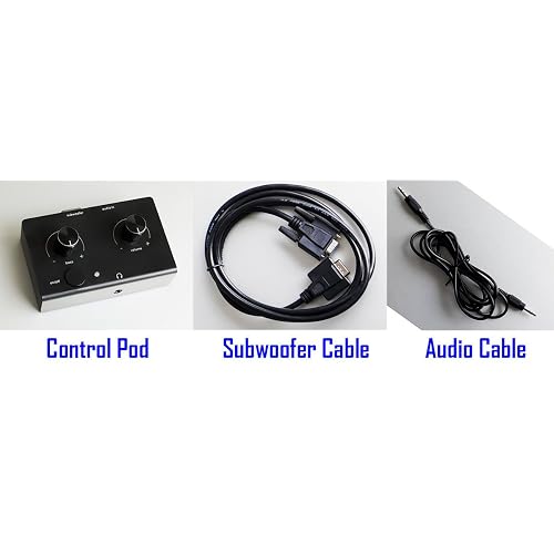 Replacement Control Pod With Y-Splitter For Logitech Z-2300 Computer Speaker System