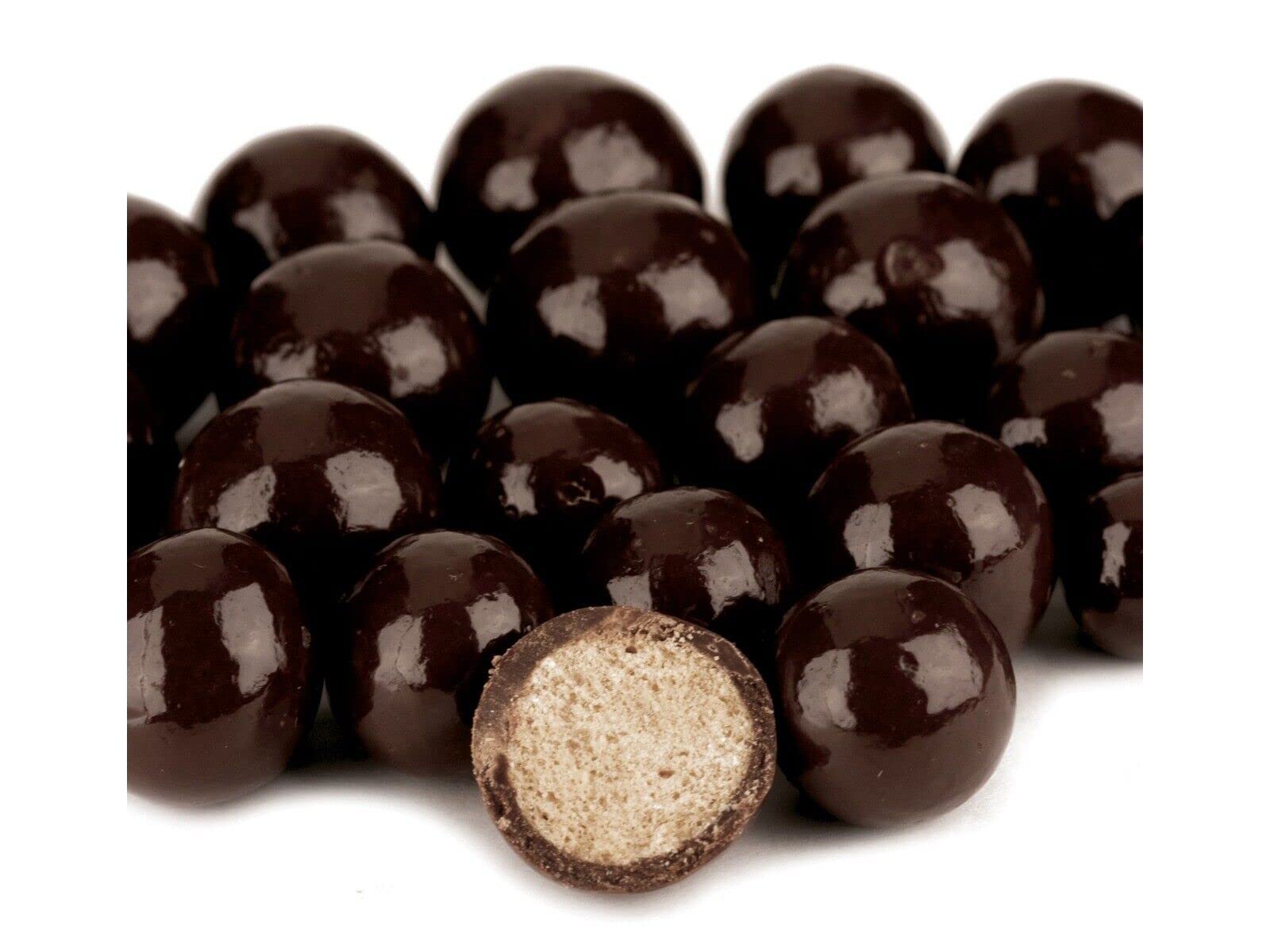 Bayside Candy Dark Chocolate Collection Dark Chocolate Covered Malt Balls (1LB)