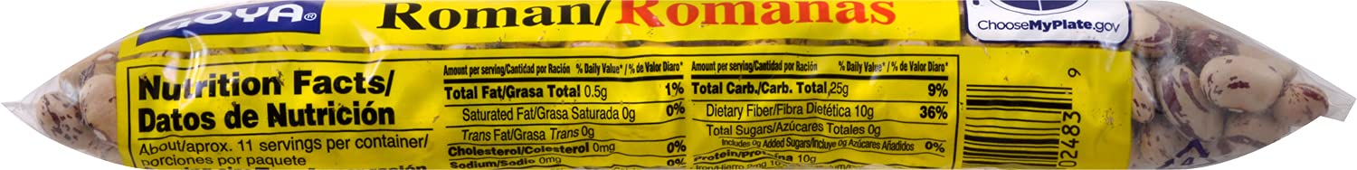 Goya Foods Roman Beans, 16 Ounce (Pack of 2)
