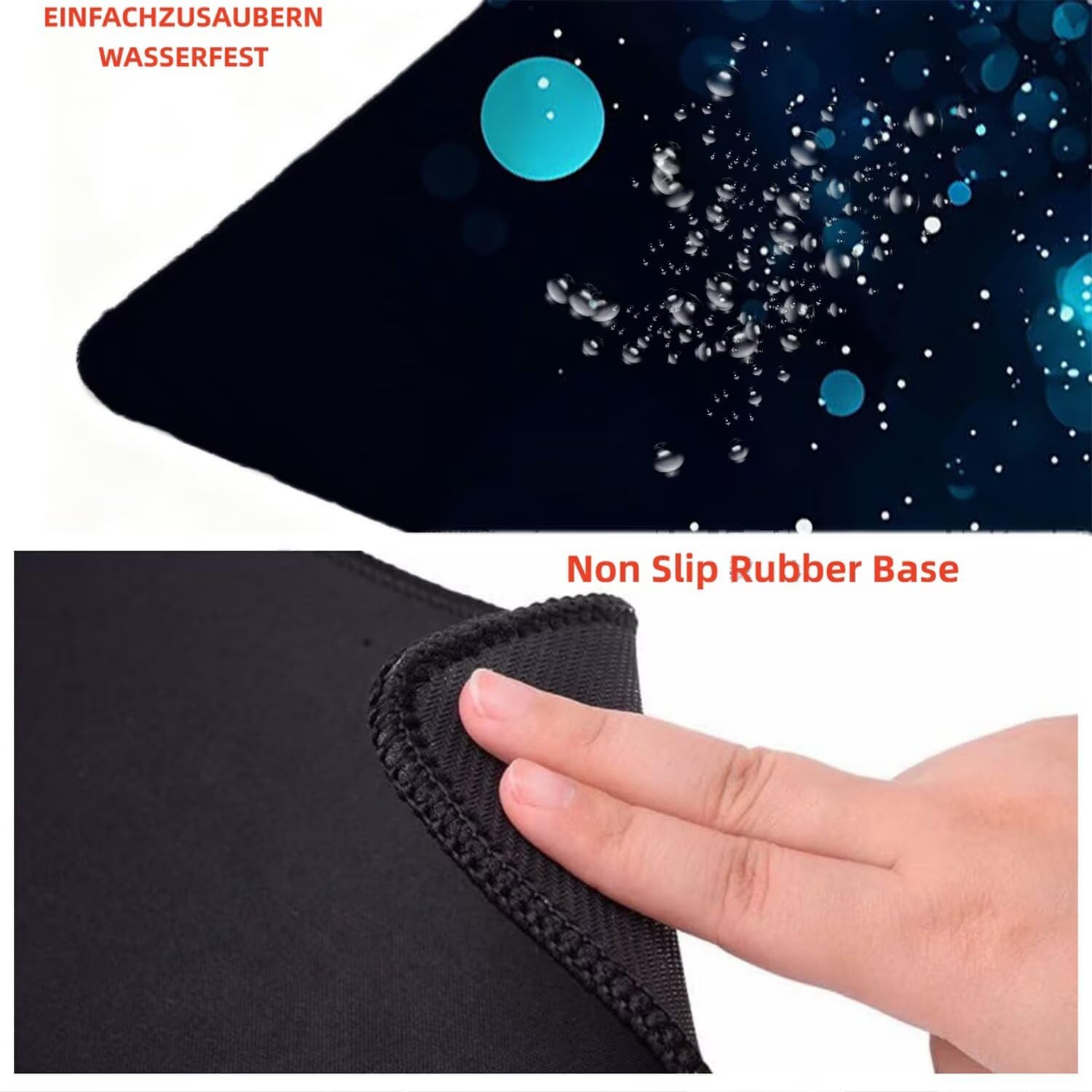 Podkładka pod mysz Es Słonecznik XXL 1500 x 800 x 3 mm duża podkładka pod mysz Przyszyte krawędzie Wodoodporna Antypoślizgowa Duże Rozszerzone akcesorium biurowe do komputera, laptopa poprawia