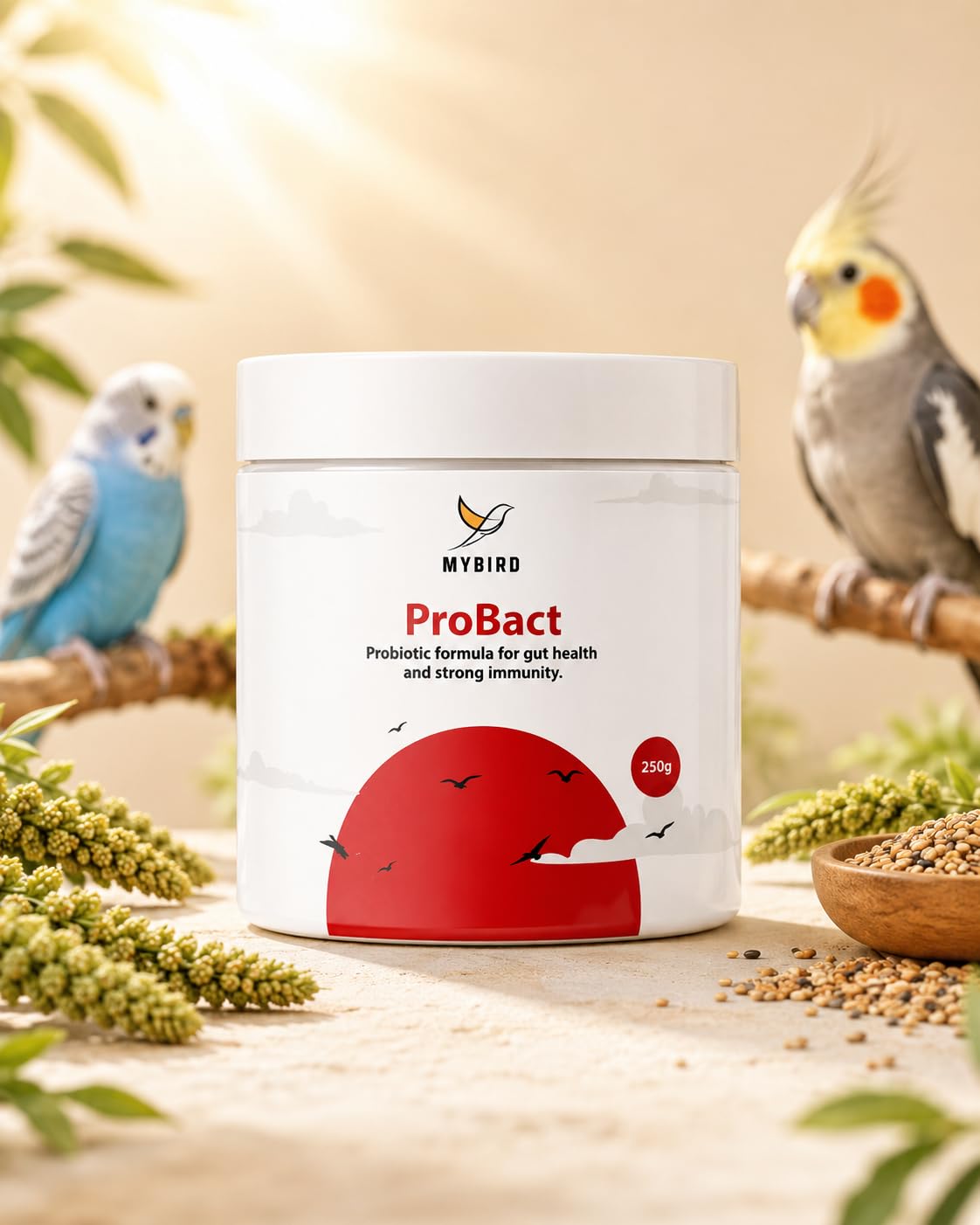 ProBact Probiotic Powder for Birds, Gut Health and Immunity Booster, 6 Billion CFU, 250g, for Pigeons, Parrots and Poultry-image-32