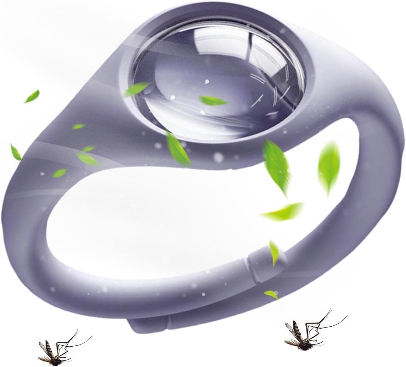 SANTALON Mosquito Repellent Bracelet Anti-Mosquito Magical Device, Fly Control Essential Oils Band, Bite Control Bracelets, Mosquito Repellent Bracelet for Kids, Adult,Bracelet Band, Travel (Purple)