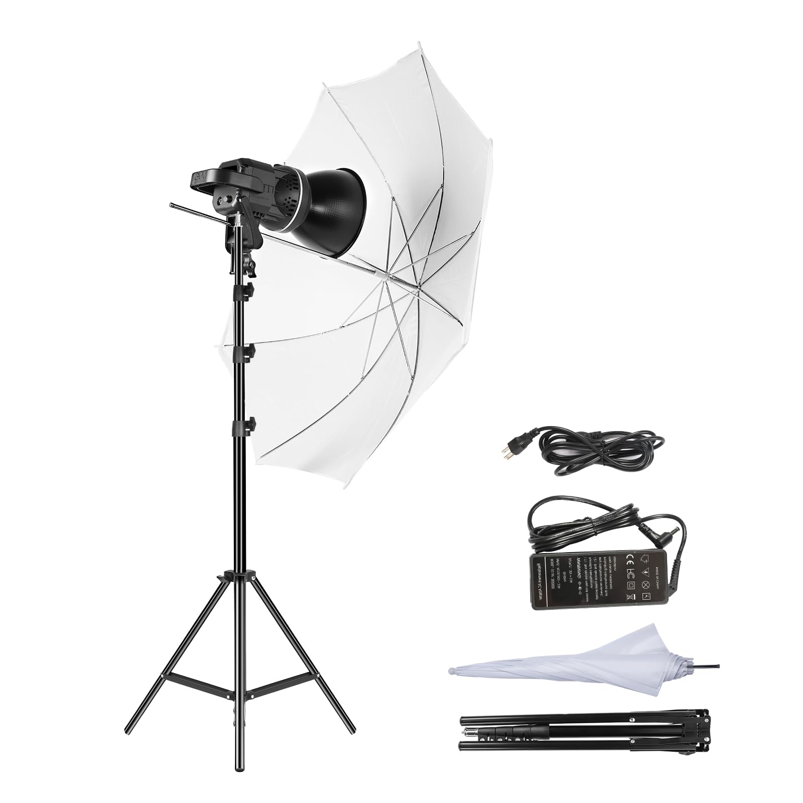 Luces LED de vídeo regulables CRI97+ GVM con salida continua y montura Bowens 8