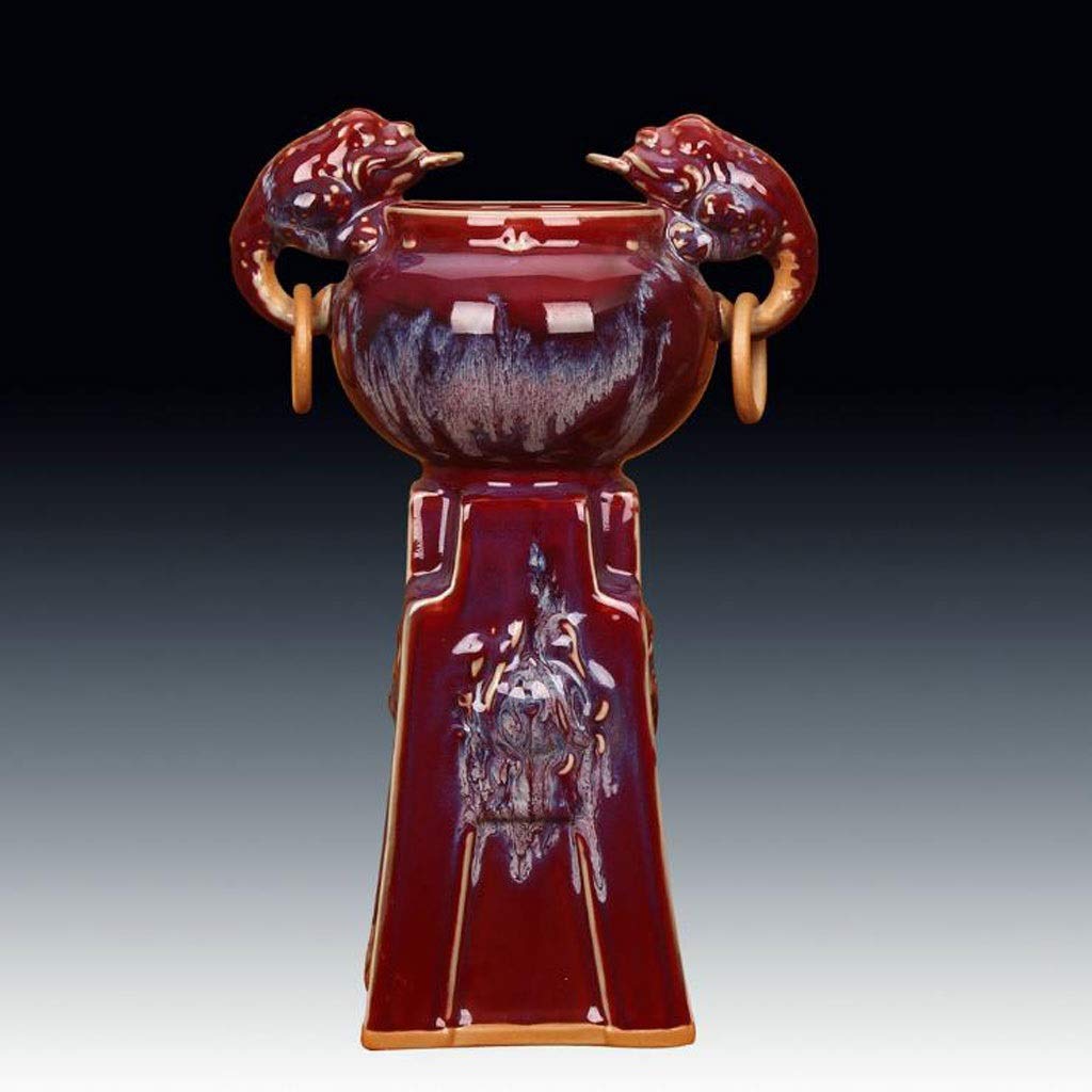 Vase en céramique antique au style émail pour une décoration raffinée