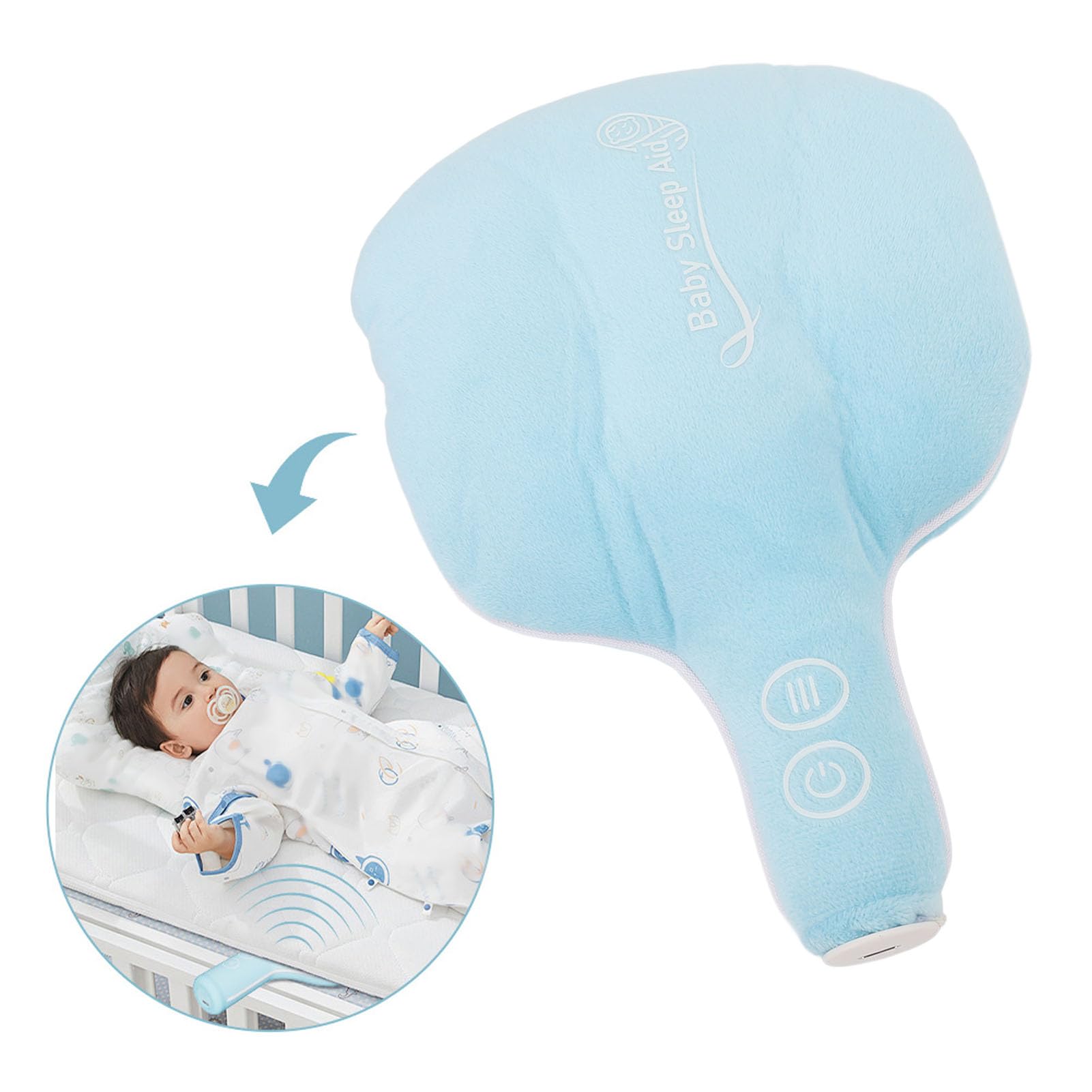 baby einschlafhilfe vibration Baby Schnuller Vibrationssauger Für Babys – Mit Geräuschen & Vibration,  Wiederaufladbar, Fördert Schlaf White Noise