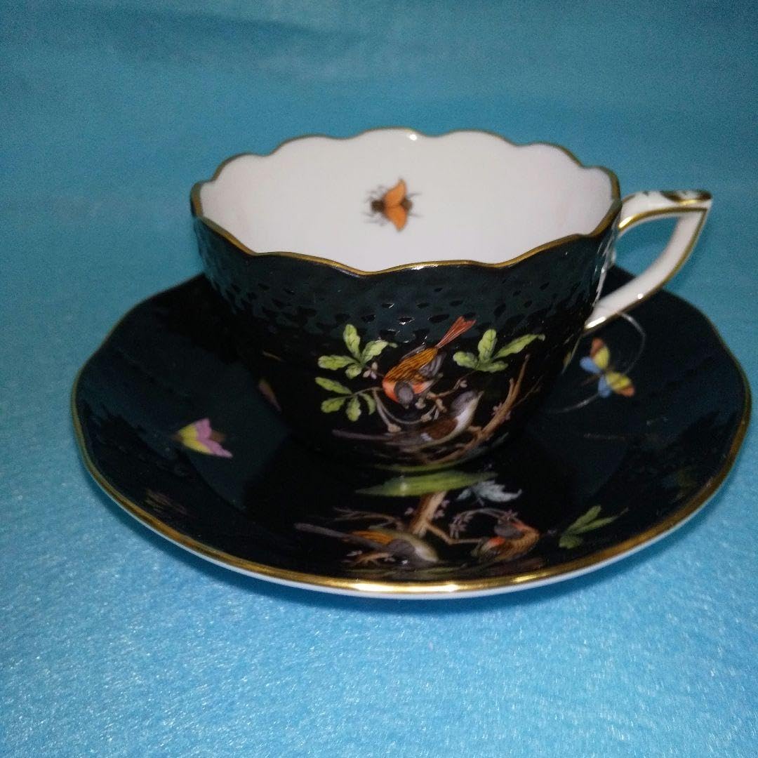 ヘレンド Herend／デミタスカップ＆ソーサー 1客 中国趣味